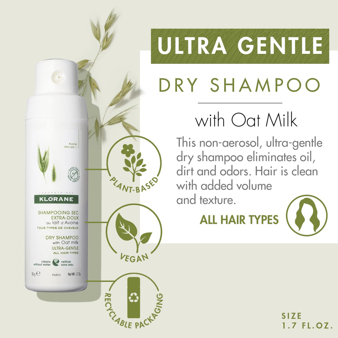 Gentle Dry Shampoo with Oat Milk - Non-Aerosol 1.7 oz.