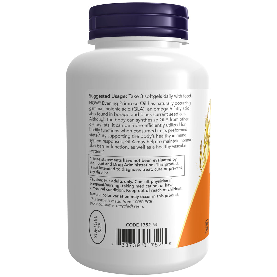 NOW Foods Supplements, Evening Primrose Oil 500 mg with