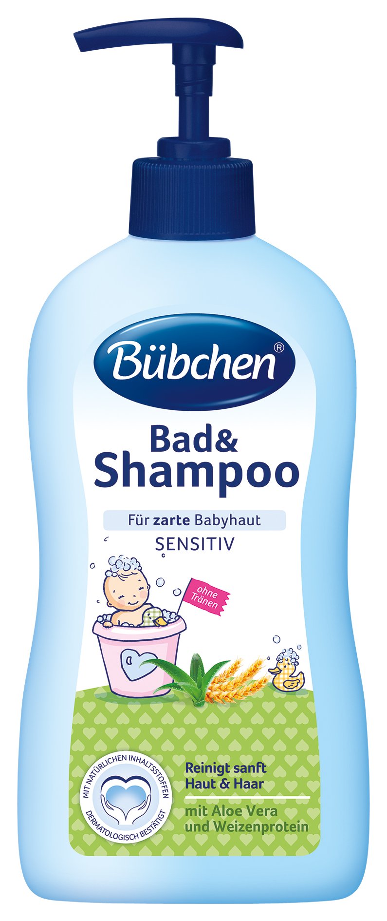 BÃƒ¼bchen Bad und Shampoo sensitiv Baby Shampoo und -du