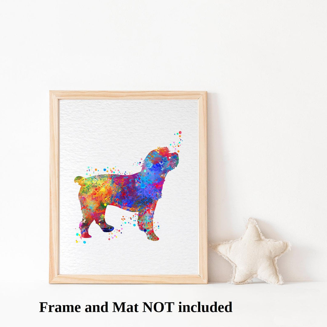 Dignovel Studios 8X10 Unframed Cockapoo Dog Portrait Pe