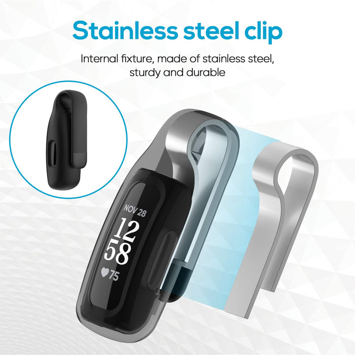 Clip Case Accessory for Fitbit Inspire 3/Inspire 2, Midnight Blue