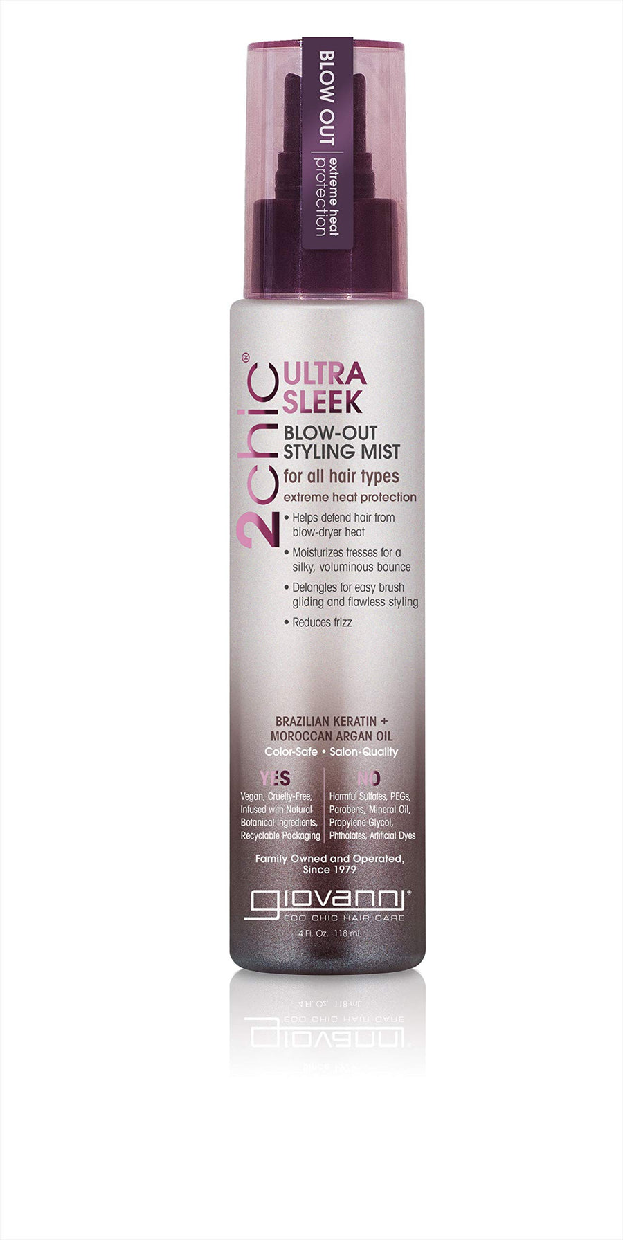 Hair Care Keratin and Argan Blow Out Mist, 118ml