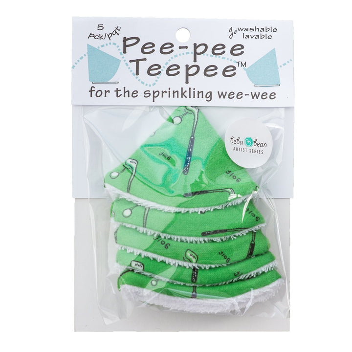 Pee-pee Teepee Golf Green - Cello Bag, 5 Golf Teepees