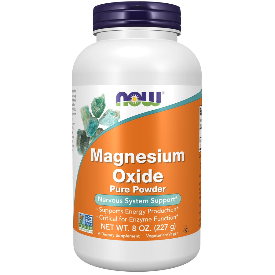 NOW Foods Supplements, Magnesium Oxide, Enzyme Function