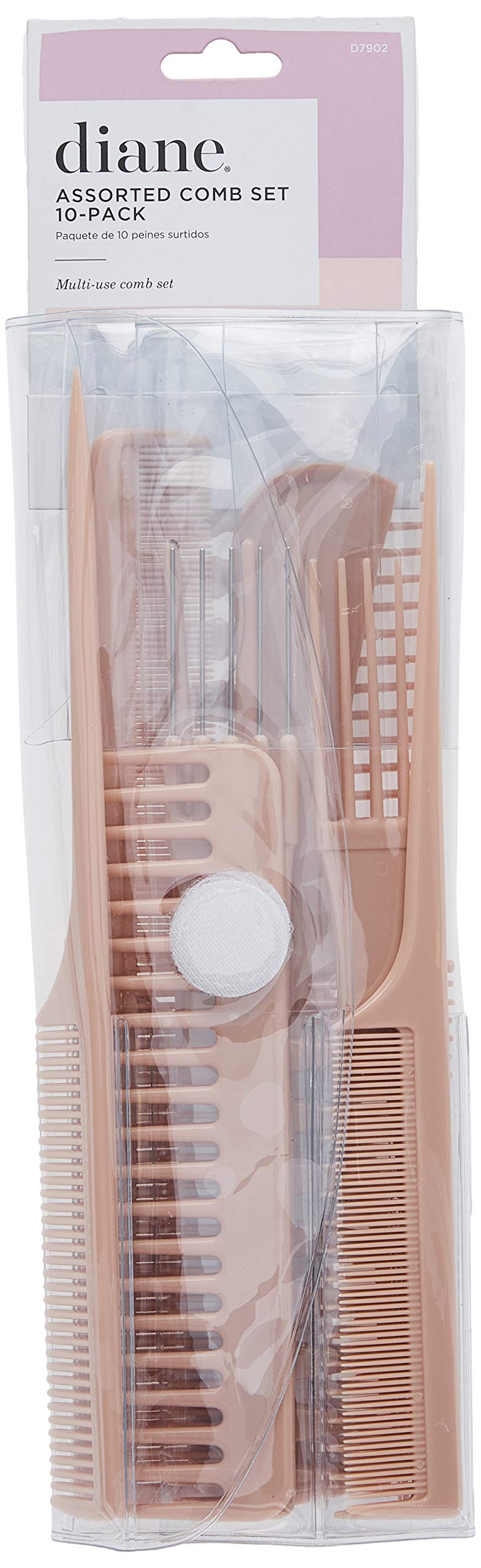 Bone : Diane D7902 Assorted Comb Kit