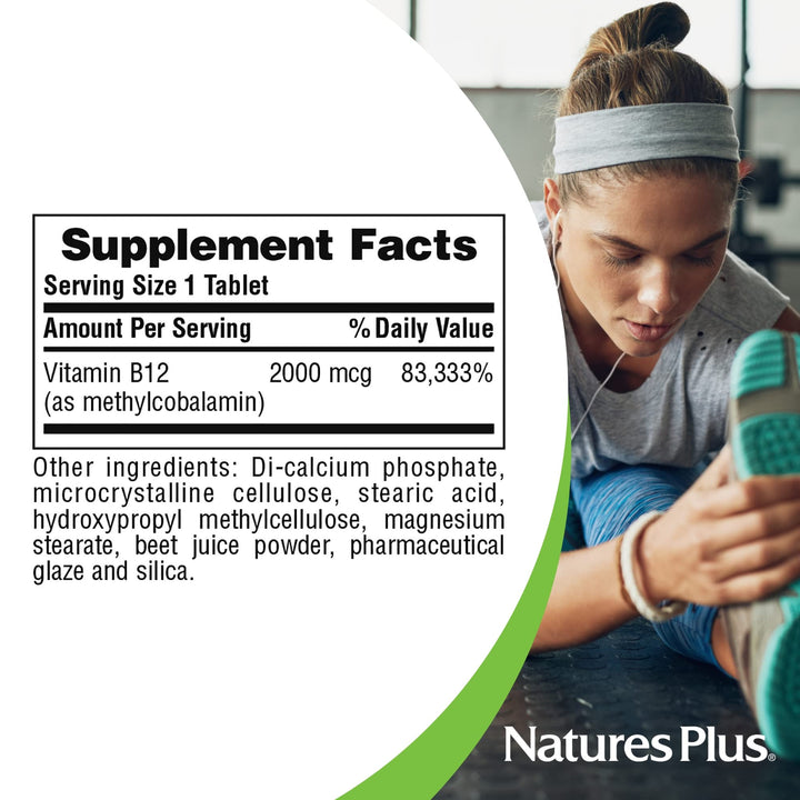Natures Plus Vitamin B12 (Methylcobalamin), Sustained R