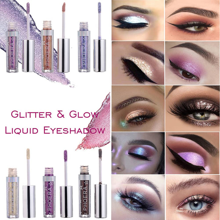 Liquid Eyeshadow, Waterproof Glitter Shimmer Sparkle Eye Stick Easy To Wear Long Lasting Eyeliner Eye Pencil Makeup Cosmetics(A101)
