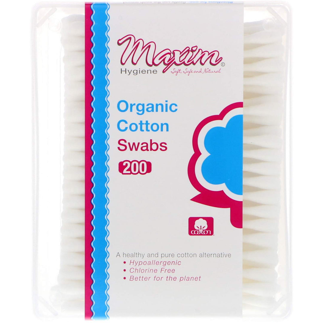 Organic Cotton Swabs 180 Count