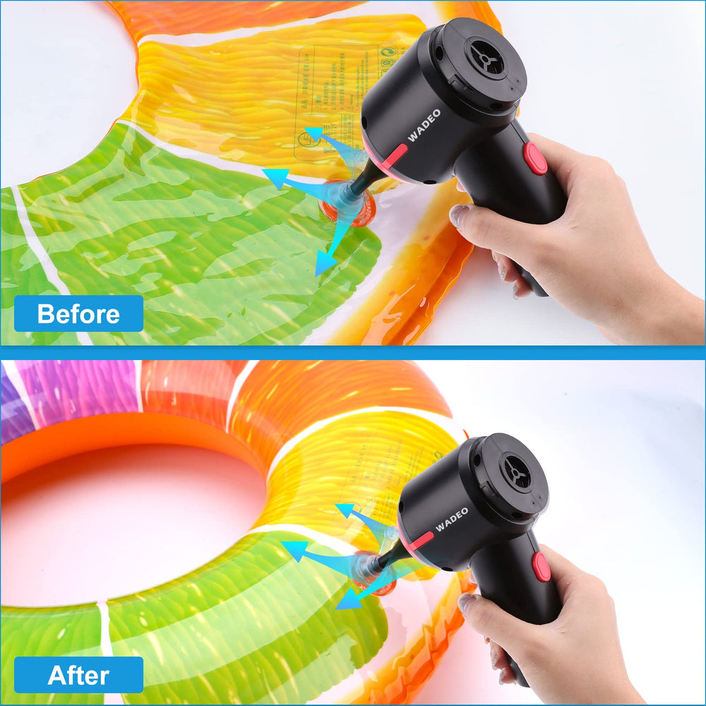 Car Vacuum, Car Vacuum Cordless Rechargeable, Handheld Vacuum Cordless, Dust Buster, Air Blower and Vacuum Pump 3 in 1 for Car, Home, Office, Pet Hair Cleaning