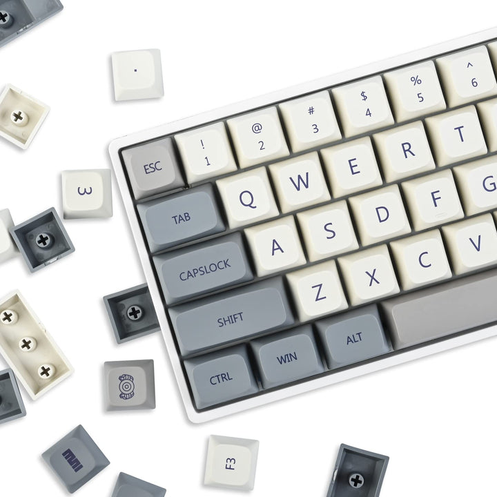 XDA Profile Keycaps 137 PBT Key Retro Cap Cover Set Dye Sublimation for Cherry Mx Switch Mechanical Keyboard (XDA/Enlightenment)