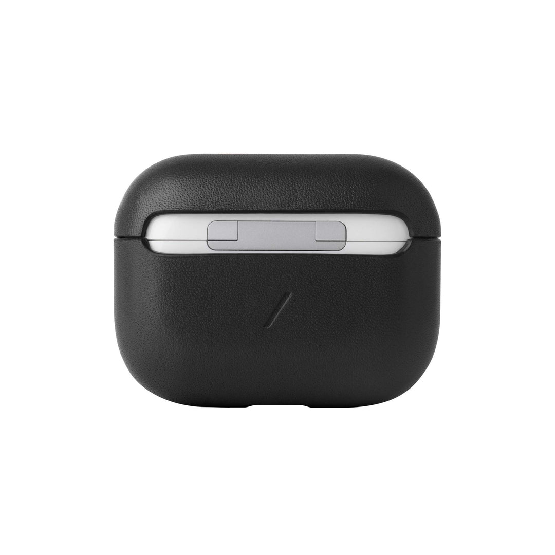 Leather Case for AirPods Pro – Handcrafted Fully-Wrapped Genuine Italian Leather case – Support Wireless Chargers – Compatible with AirPods Pro, Airpods Pro 2 (Black)