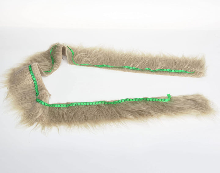 Shaggy Plush Faux Fur Fabric Precut Strips Fluffy Fuzzy
