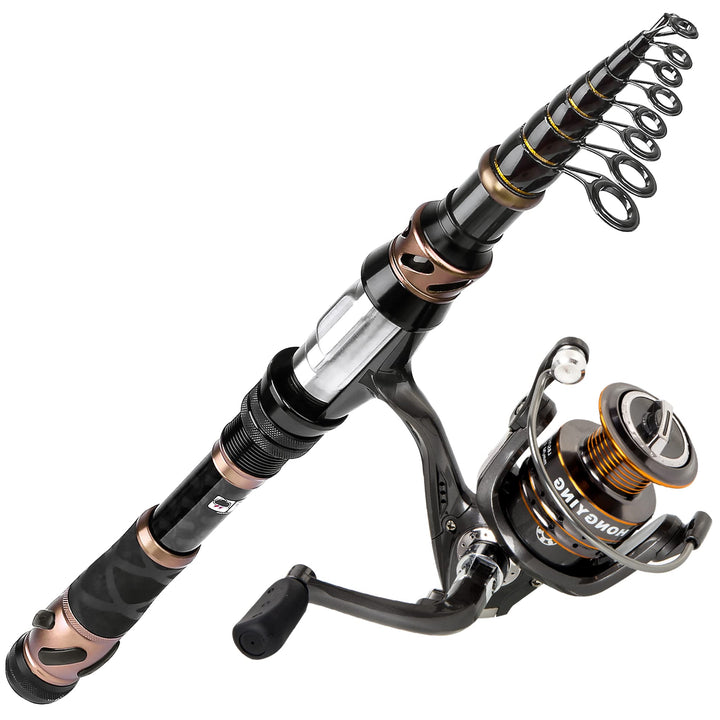 PLUSINNO Fishing Rod and Reel Combos, Toray 24-Ton Carb