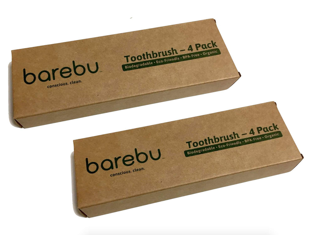 BPA-Free, Biodegradable, Organic Bamboo Toothbrush with