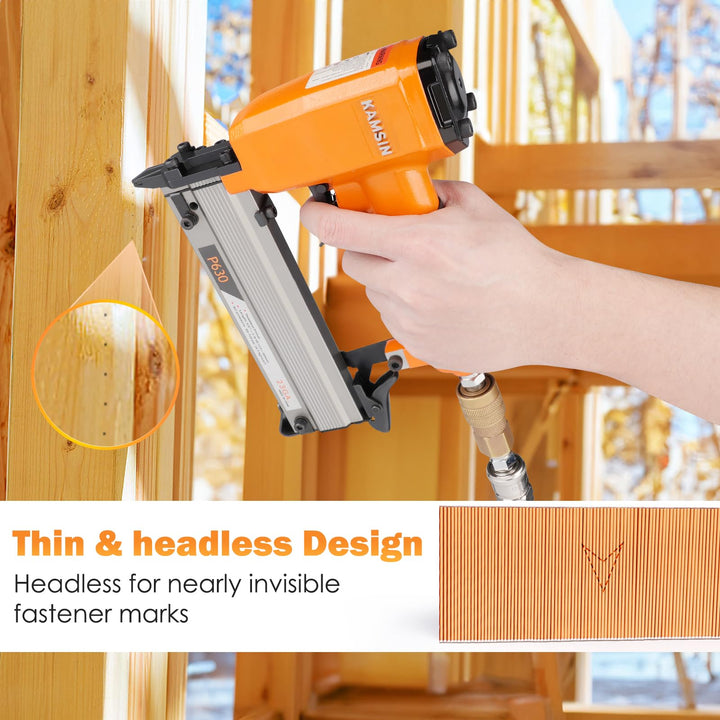 P612 23 Gauge 1/2-inch Length Pinner Nails Pin Nails Headless Pins 10,000 PCS/BOX