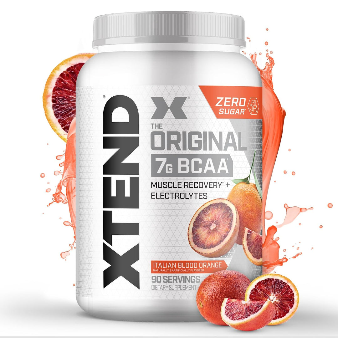 XTEND Original BCAA Powder 7g BCAA and 2.5g L-Glutamine, Sugar Free Post Workout Muscle Recovery Drink with Amino Acids for Men &amp; Women, 90 Servings