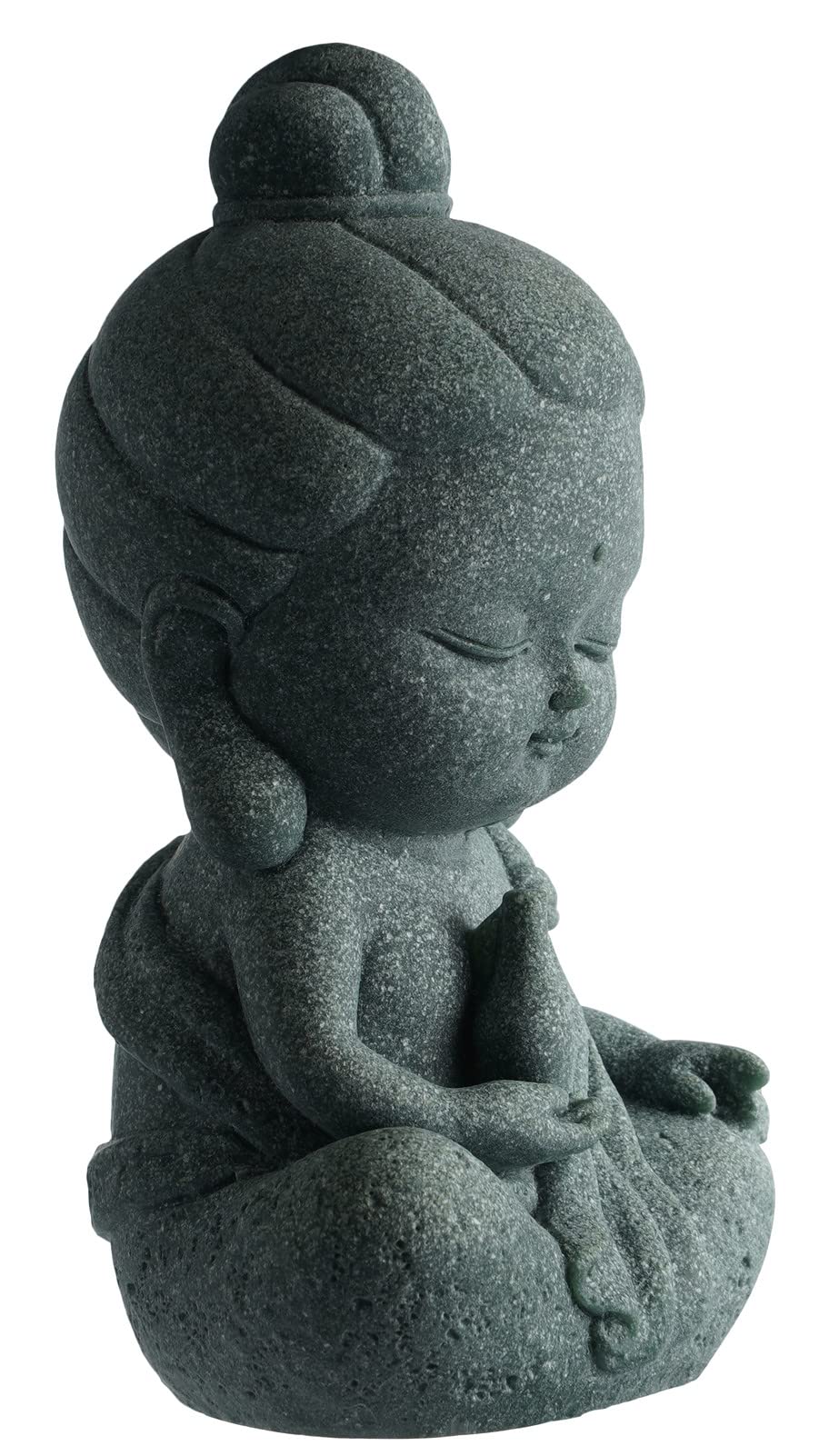 Small Guan Yin Statue - Handmade Stone for Meditating Zen Fish Aquarium Tank Desktop Decor, Baby Quan Yin Figurine, Kwan Yin