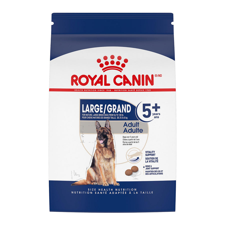 Large Adult 5+ Dry Dog Food for Older Dogs, 30 lb bag
