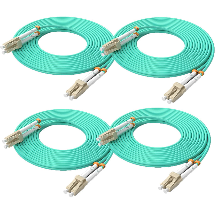 QSFPTEK OM3 LC to LC Fiber Cable, 10GB Internet Patch D