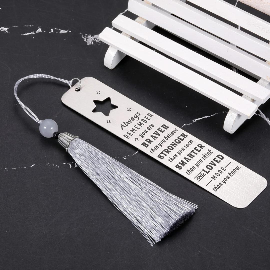 Son Daughter Back to School Gifts First Day of School Gifts for Girls Boys Inspirational Bookmarks for Book Lovers Gifts Stocking Stuffers for Women Men Valentines Day Christmas Gifts for Women Men