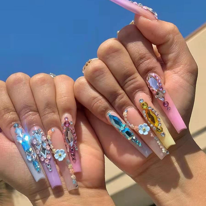 BELICEY Pink Nail Art Rhinestones 810PCS Crystal Rhinestones for Nail Crystals Decoration Hearts Butterfly Charm Nail Dimond Gems Stone for Nail Art Jewels DIY Makaup Crafts Clothing