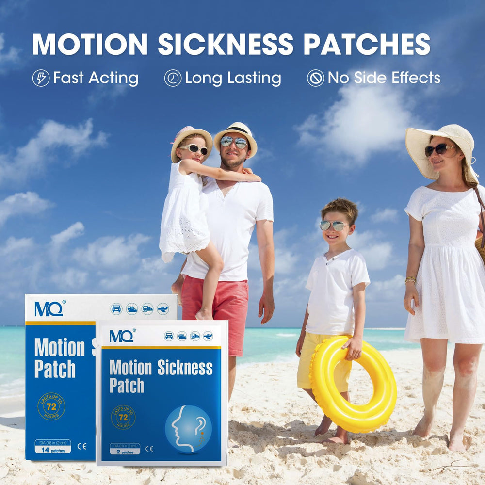 MQ 42ct Motion Sickness Patch for Car and Boat Rides, C