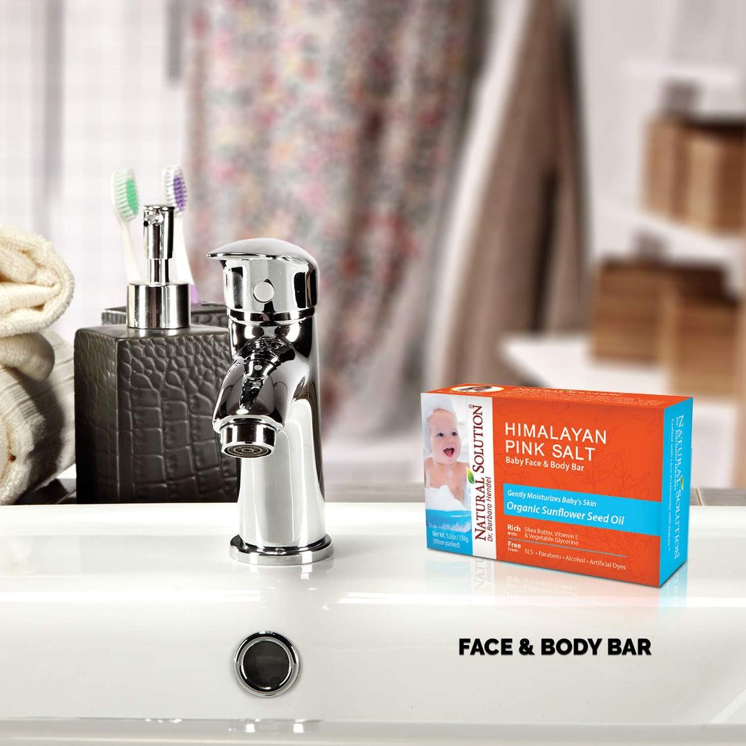 Natural Solution Natural Baby Bath Soap Bar Deep Cleansing Body 5.2 oz