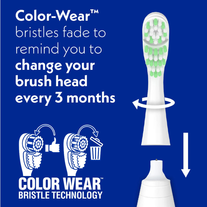 Spinbrush Pro Whitening Soft Bristle Replacement Heads,