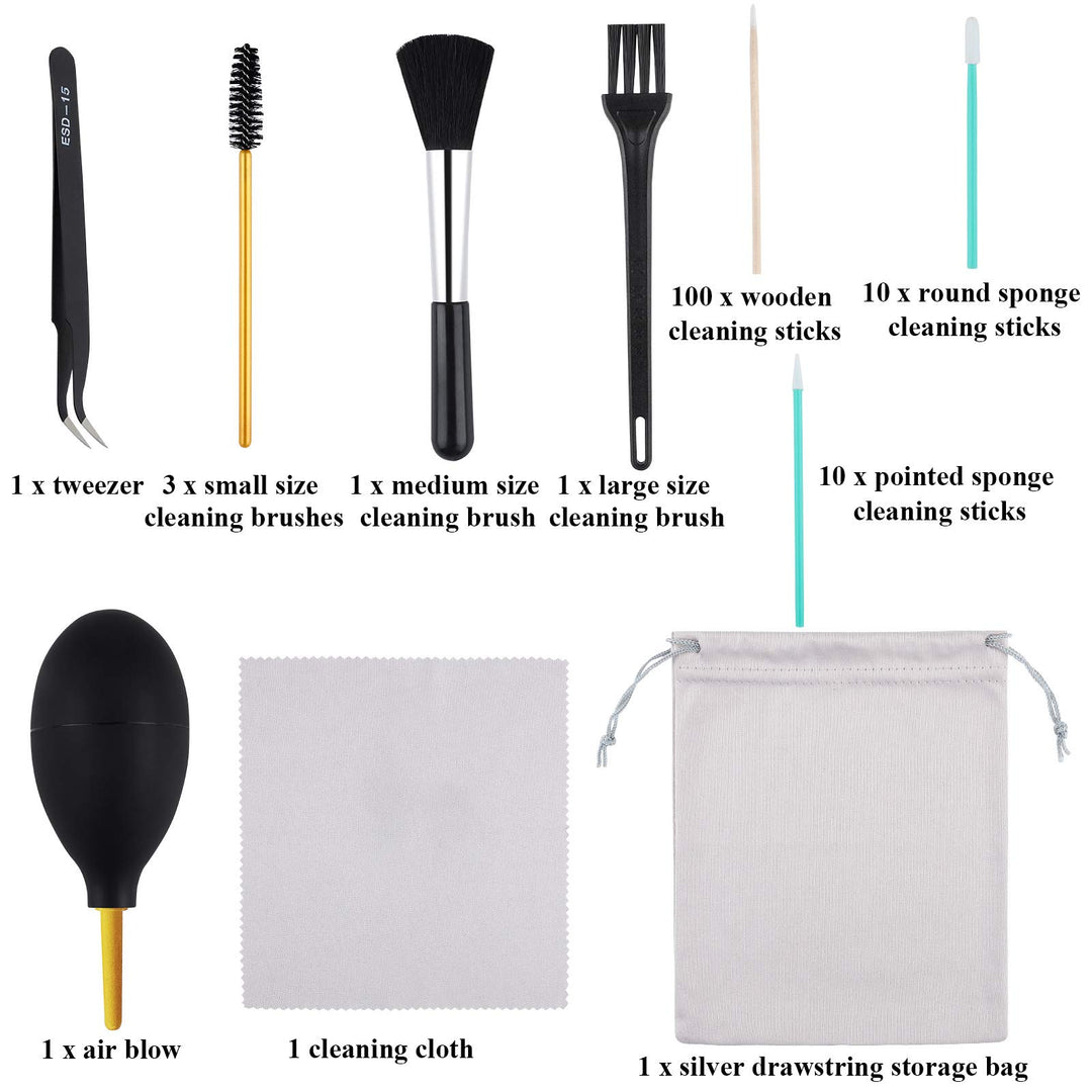 ADXCO 129 Pieces Cell Phone Cleaning Kit Camera Cleanin