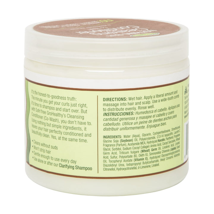 Sof N Free Gro Healthy Cleansing Conditioner, 16 Ounce