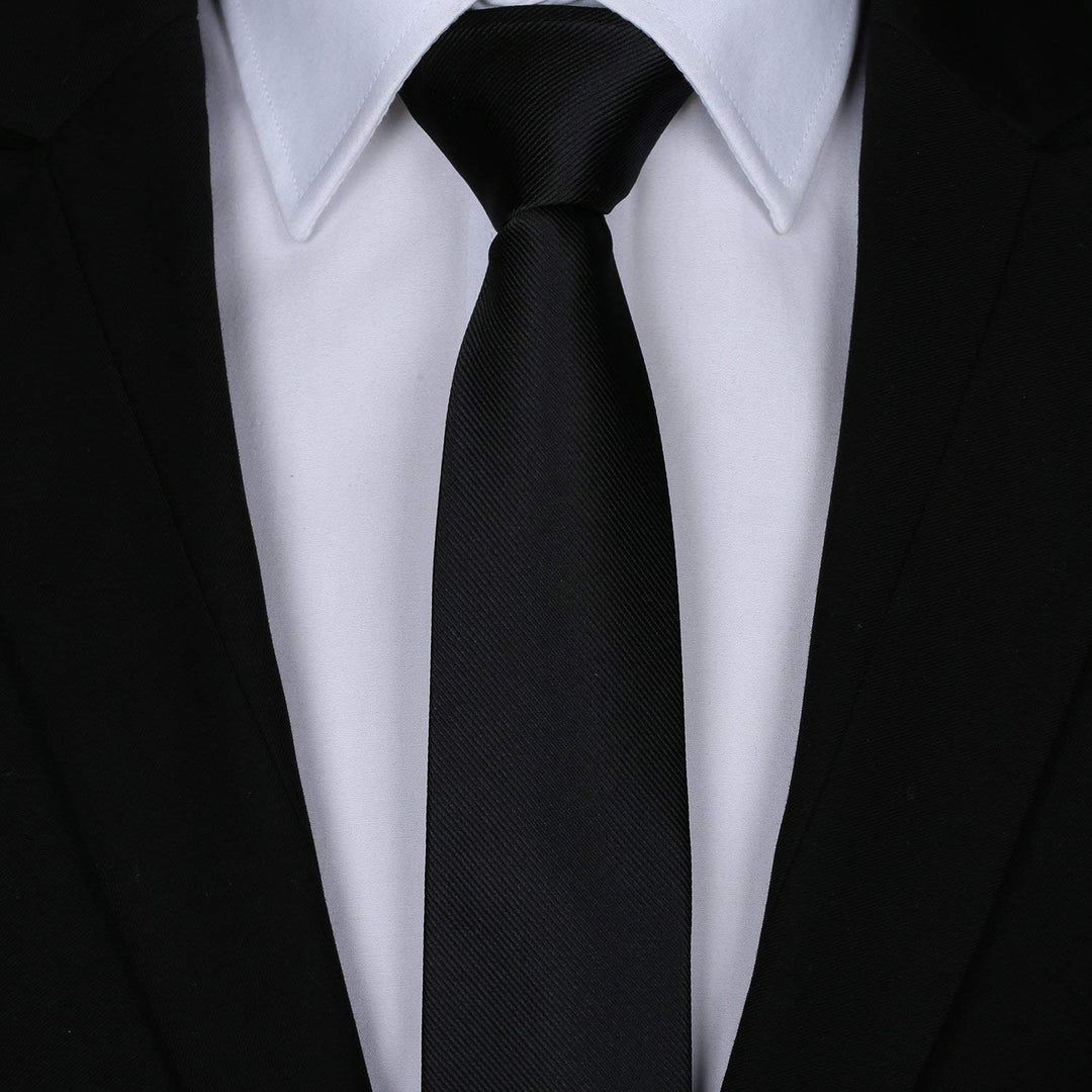 Solid Color ties for men Eco-friendly Fashion Slim Necktie 2.4&#39;&#39; [6cm]
