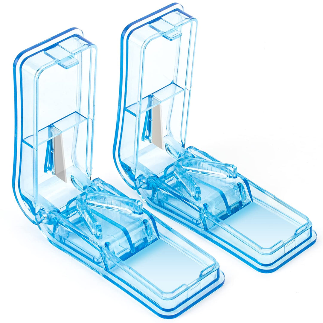 AVIDACE 2PCS Pill Cutter, Professional Pill Splitter fo