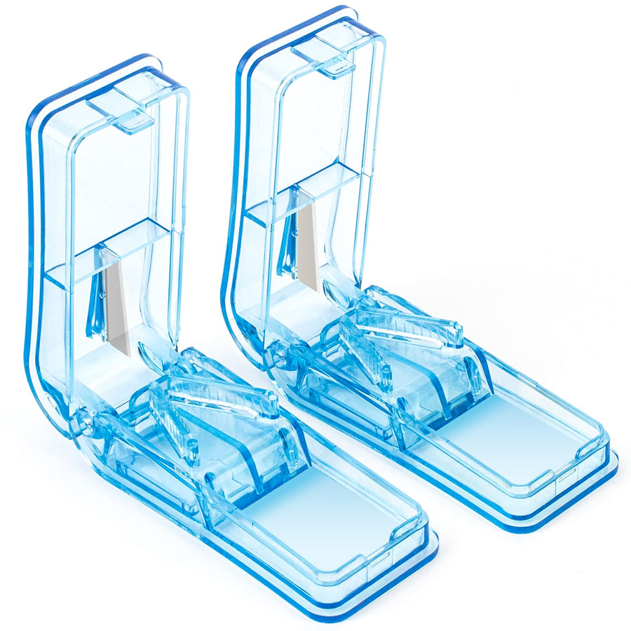 AVIDACE 2PCS Pill Cutter, Professional Pill Splitter fo