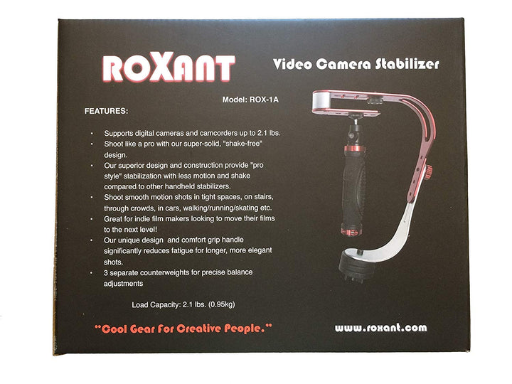 Roxant Pro Video Camera Stabilizer with Phone Clamp - C