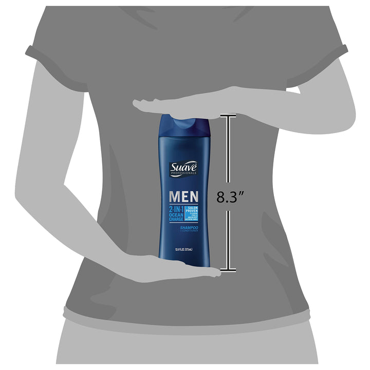 Professionals Men 2 In 1 Ocean Charge Shampoo/Conditioner, 12.6 Ounce