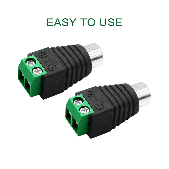 PNGKNYOCN RCA Cable Audio Adapter RCA to AV Screw Termi