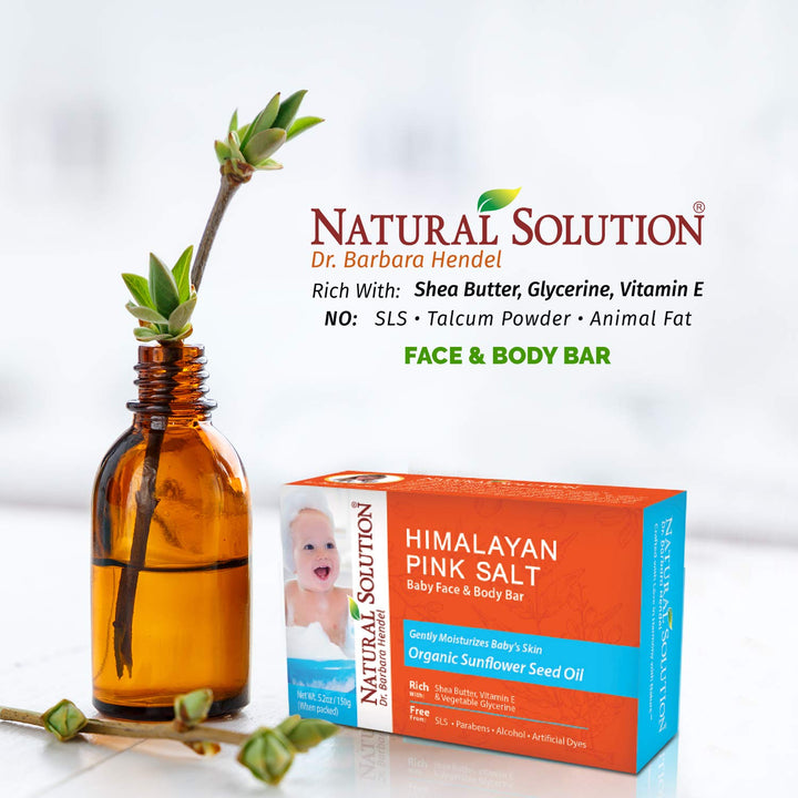 Natural Solution Natural Baby Bath Soap Bar Deep Cleansing Body 5.2 oz