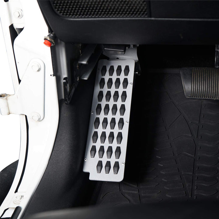 Dead Pedal Driver Foot Rest Pad Kick Panel for 2007-2018 Jeep Wrangler JK &amp; Unlimited