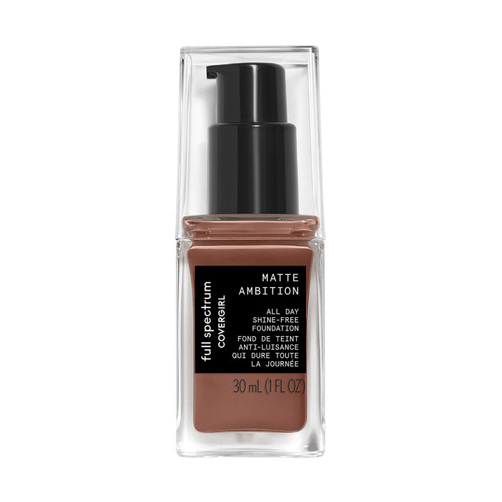 Covergirl Matte Ambition, All Day Foundation, Deep Cool 1, 1.01 Ounce