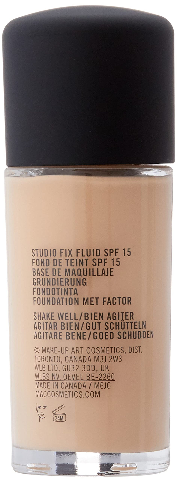 MAC Studio Fix Fluid Foundation SPF 15 NW25