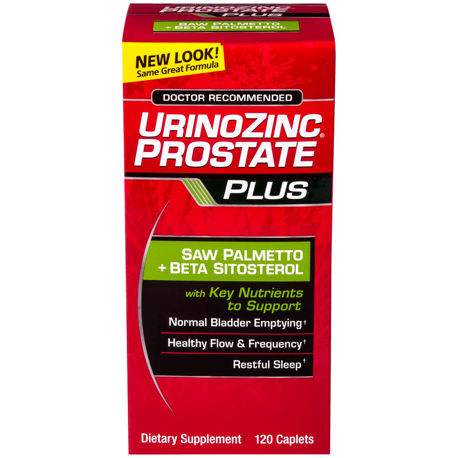 Prostate Plus, Saw Palmetto & Beta Sitosterol Supplement for Men, Reduce Frequent Urination (2 Month Supply, 120 Count)