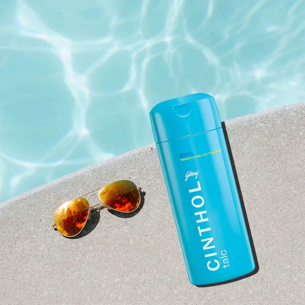 Godrej Cool Talcum Powder (100g) - Superior Germ Protection, Insta Deo Fragrance