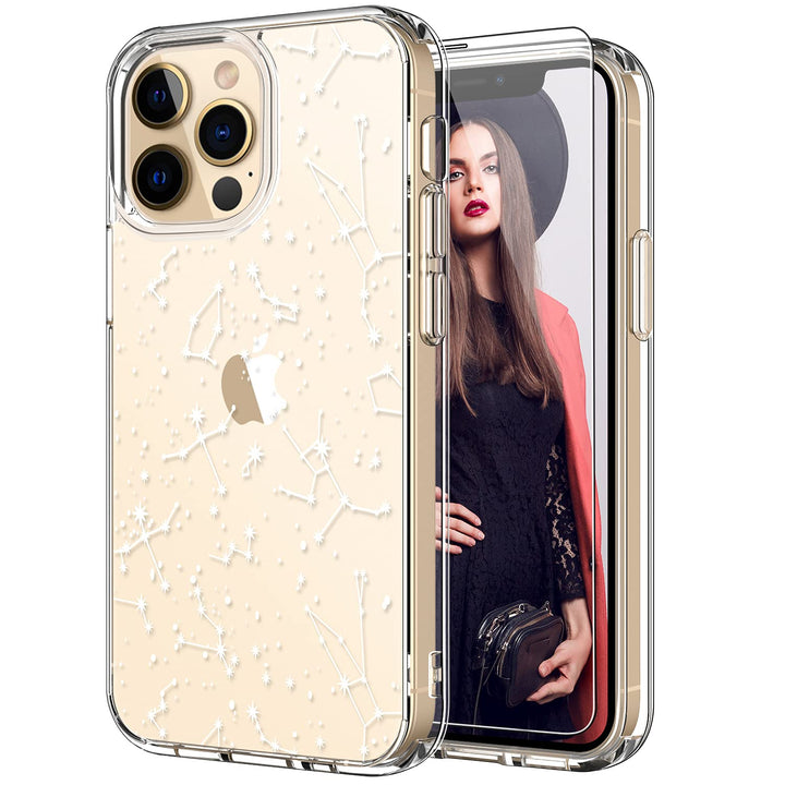 ICEDIO for iPhone 13 Pro Max Case with Screen Protector