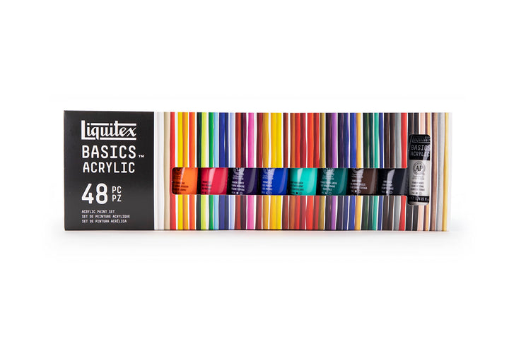 Liquitex BASICS Acrylic Paint Set, 48 x 22ml (0.74-oz) 