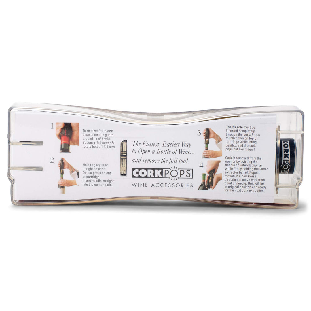 Legacy Wine Bottle Opener, Black