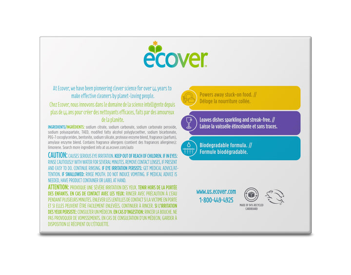 Ecover Natural Plant-based Automatic Dishwasher Tablets