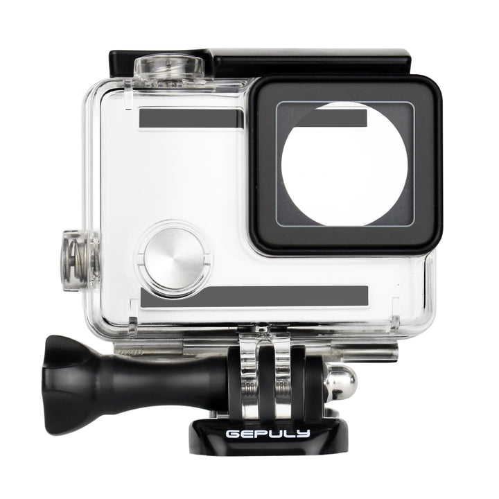 GEPULY Waterproof Housing Case for GoPro Hero 4, Hero 3
