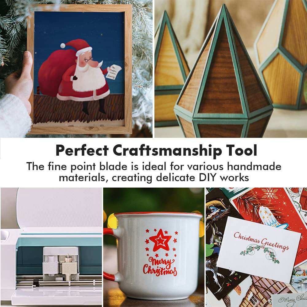 Foil Transfer Tool Replacement, 3-in-1 Foil Transfer Kit for Cricut Maker and Maker 3, Explore, Explore One & Explore Air 2/3, Including Fine, Medium and Bold Blades, Blue