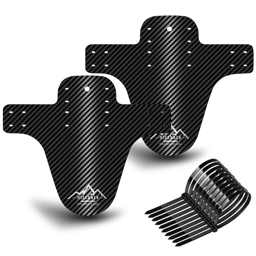 Bike Fender, Adjustable MTB Mud Guard, Front and Rear Compatible Mudguards fits 26, 27.5, 29 Fat Tire Bikes and All Disc Brake Bicycles