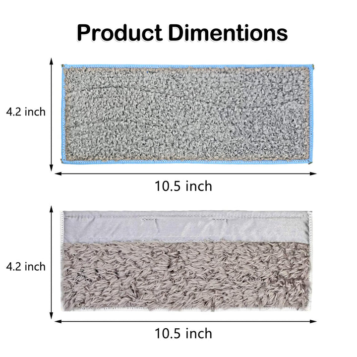 Replacement Mopping Pads Parts - 5 Wet Pads 5 Dry Pads Washable Mopping Cloth for iRobot Braava Jet M6 Vacuum Cleaner
